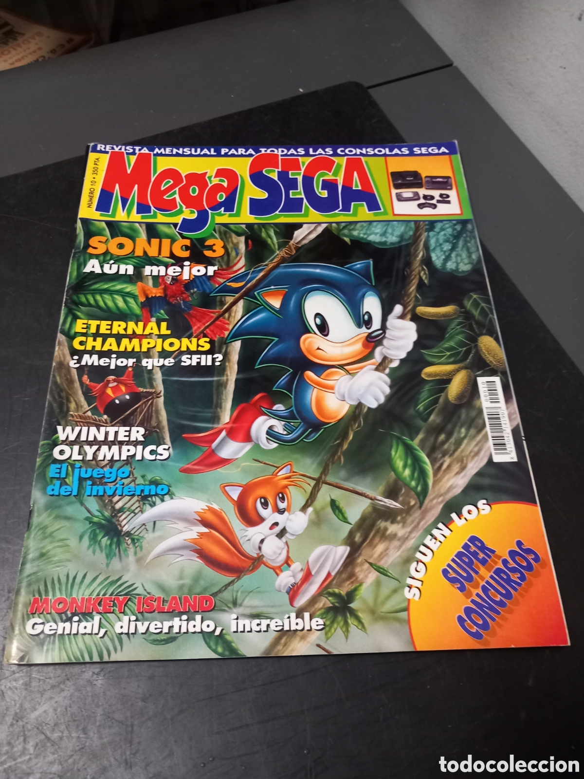 Videojuegos y consolas: ANTIGUA REVISTA VIDEOJUEGOS MEGA SEGA NUMERO 10 ORIGINAL