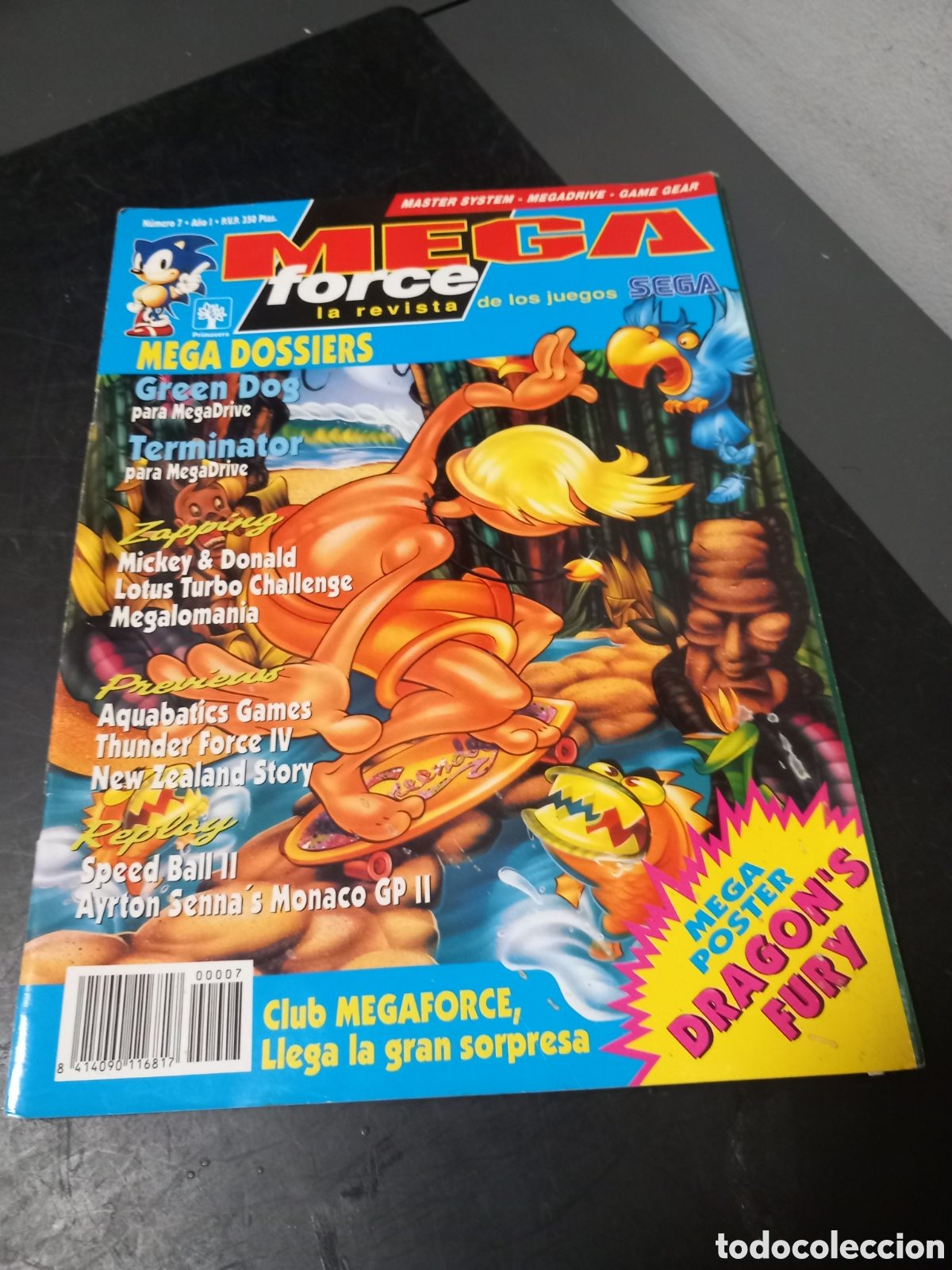 Videojuegos y consolas: ANTIGUA REVISTA VIDEOJUEGOS MEGA FORCE NUMERO 7 ORIGINAL