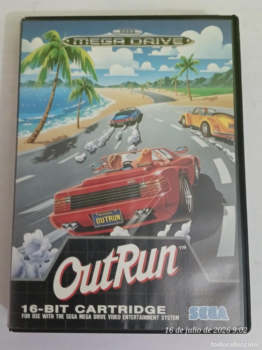 Videojuegos y consolas: Juego OutRun, Sega mega drive. 1991