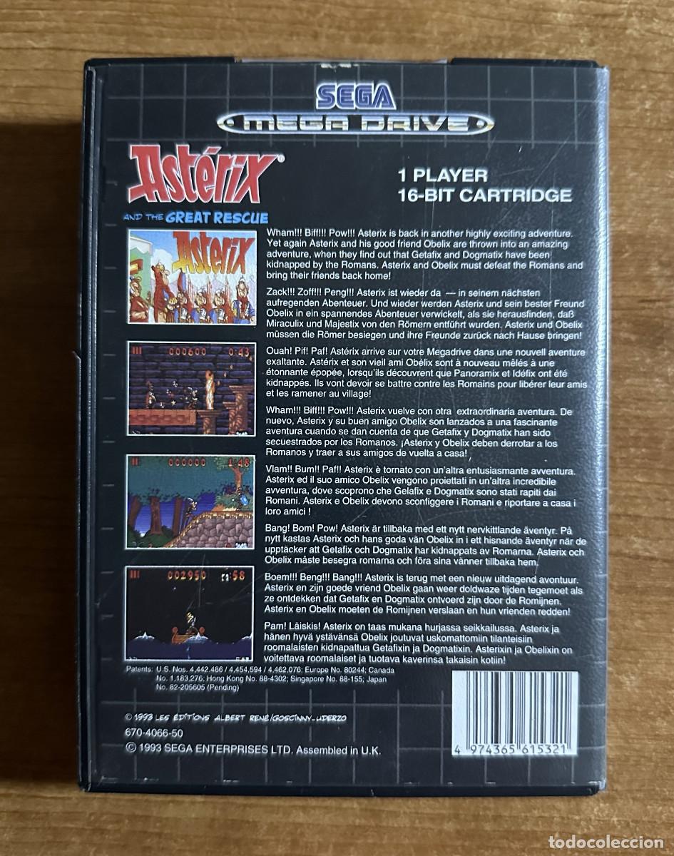 Videojuegos y consolas: ASTERIX MEGADRIVE PAL - Foto 2
