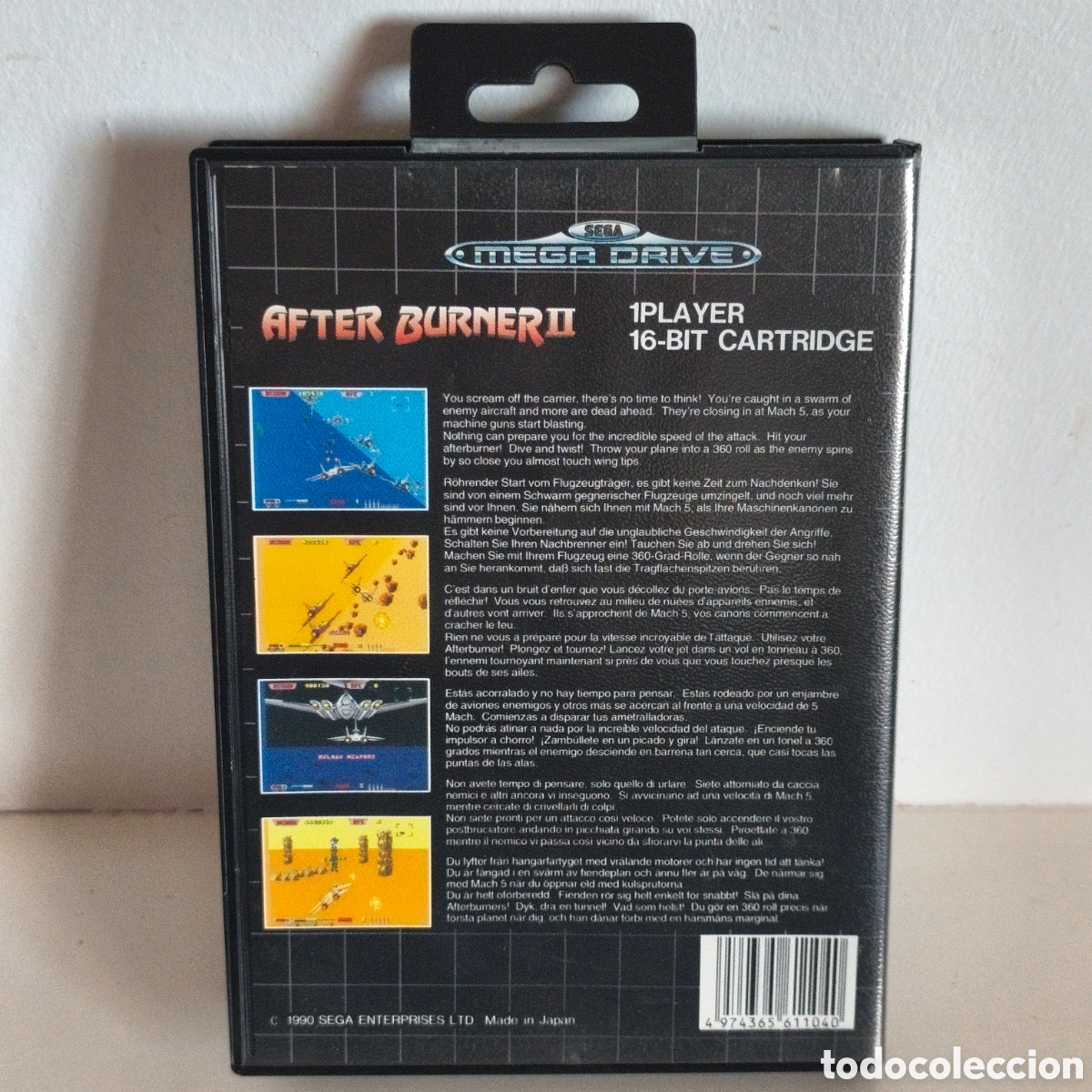 Videojuegos y consolas: SEGA MEGA DRIVE, AFTER BURNER 2, SIN INSTRUCCIONES - Foto 2