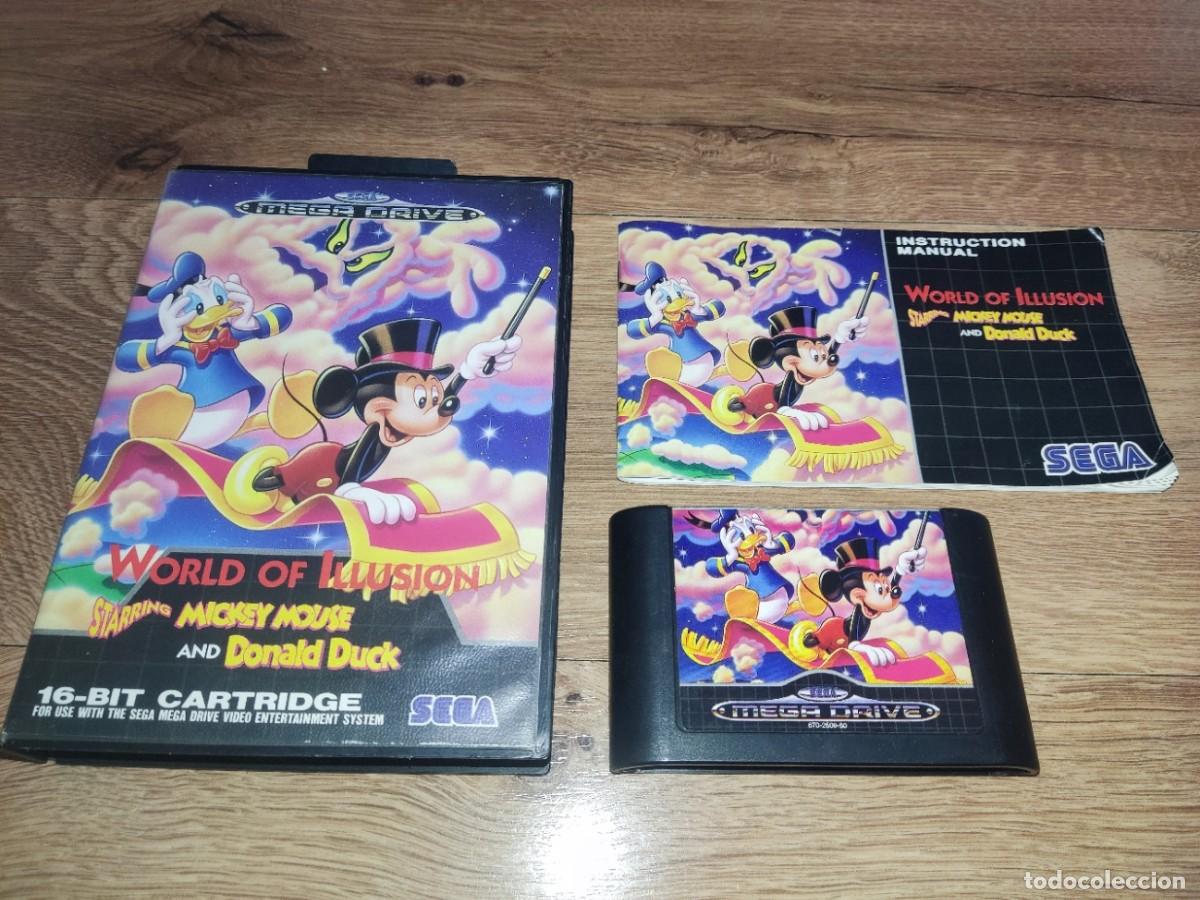 Videospiele und Konsolen: WORLD OF ILLUSION Mega Drive PAL Megadrive