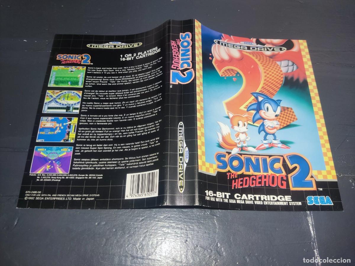 Videojuegos y consolas: SONIC 2 Mega Drive Megadrive PAL Completo - Foto 3
