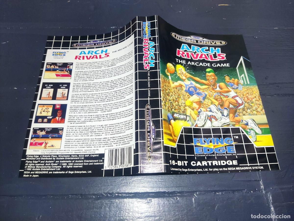 Videojuegos y consolas: ARCH RIVALS Mega Drive PAL Completo - Foto 3