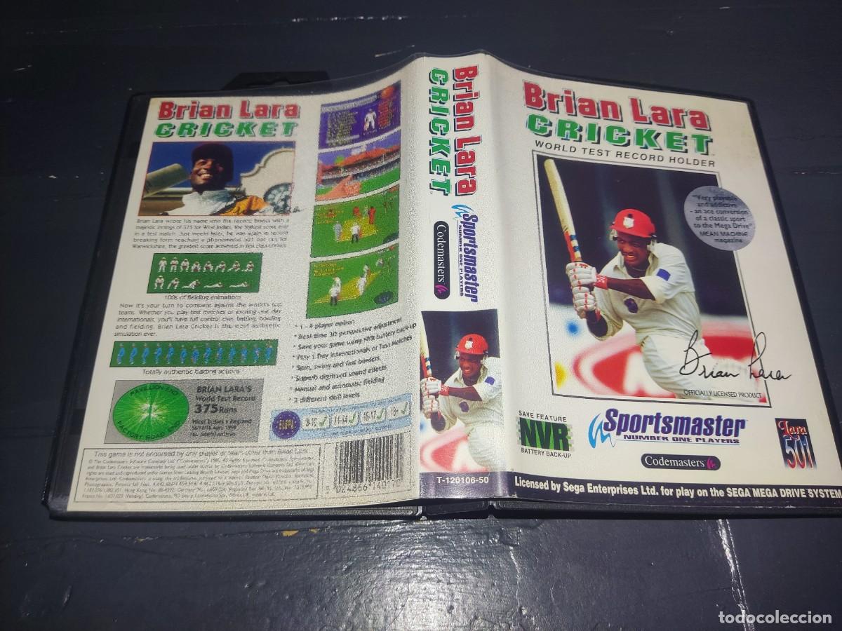 Videojuegos y consolas: BRIAN LARA CRICKET Mega Drive PAL Completo - Foto 3
