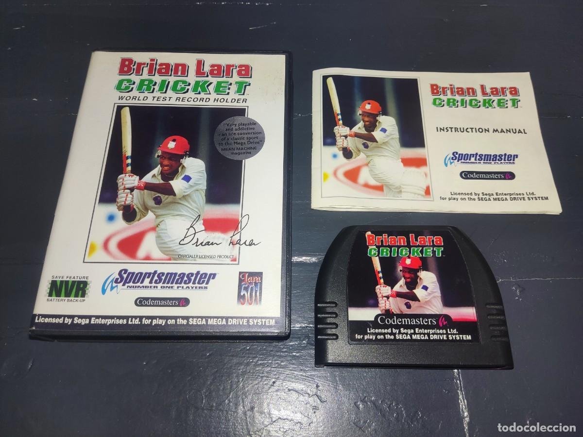 Videojuegos y consolas: BRIAN LARA CRICKET Mega Drive PAL Completo