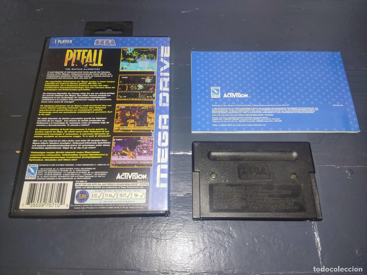 Videojuegos y consolas: PITFALL Mega Drive PAL Completo - Foto 2