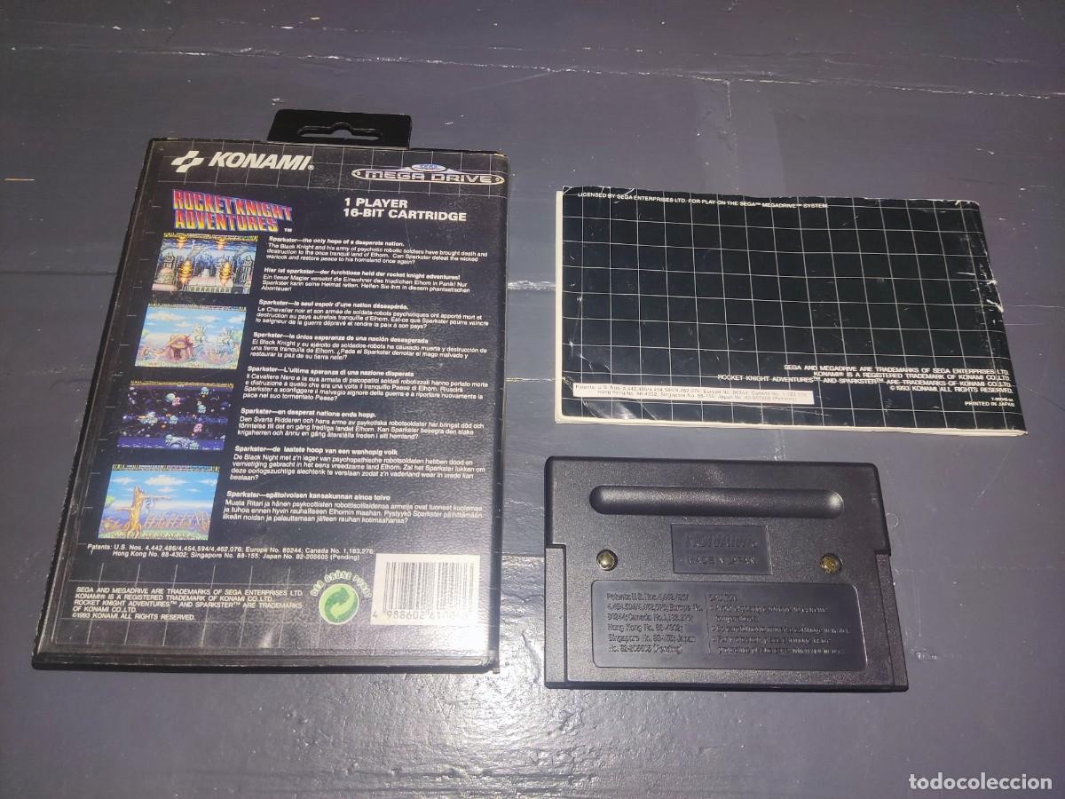 Videojuegos y consolas: ROCKET KNIGHT ADVENTURES Mega Drive PAL Completo - Foto 2