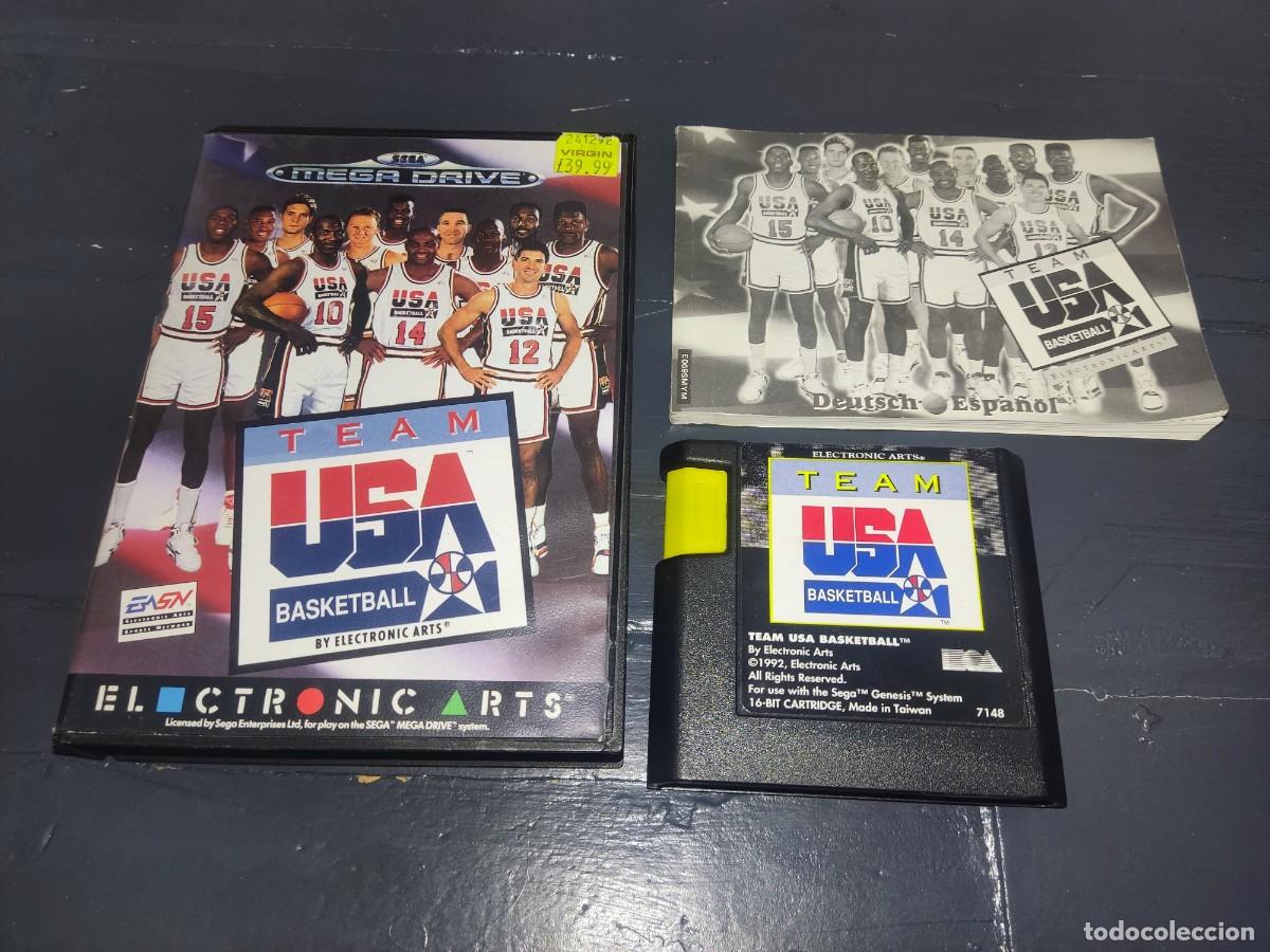 Videojuegos y consolas: TEAM USA BASKETBALL Mega Drive PAL Completo