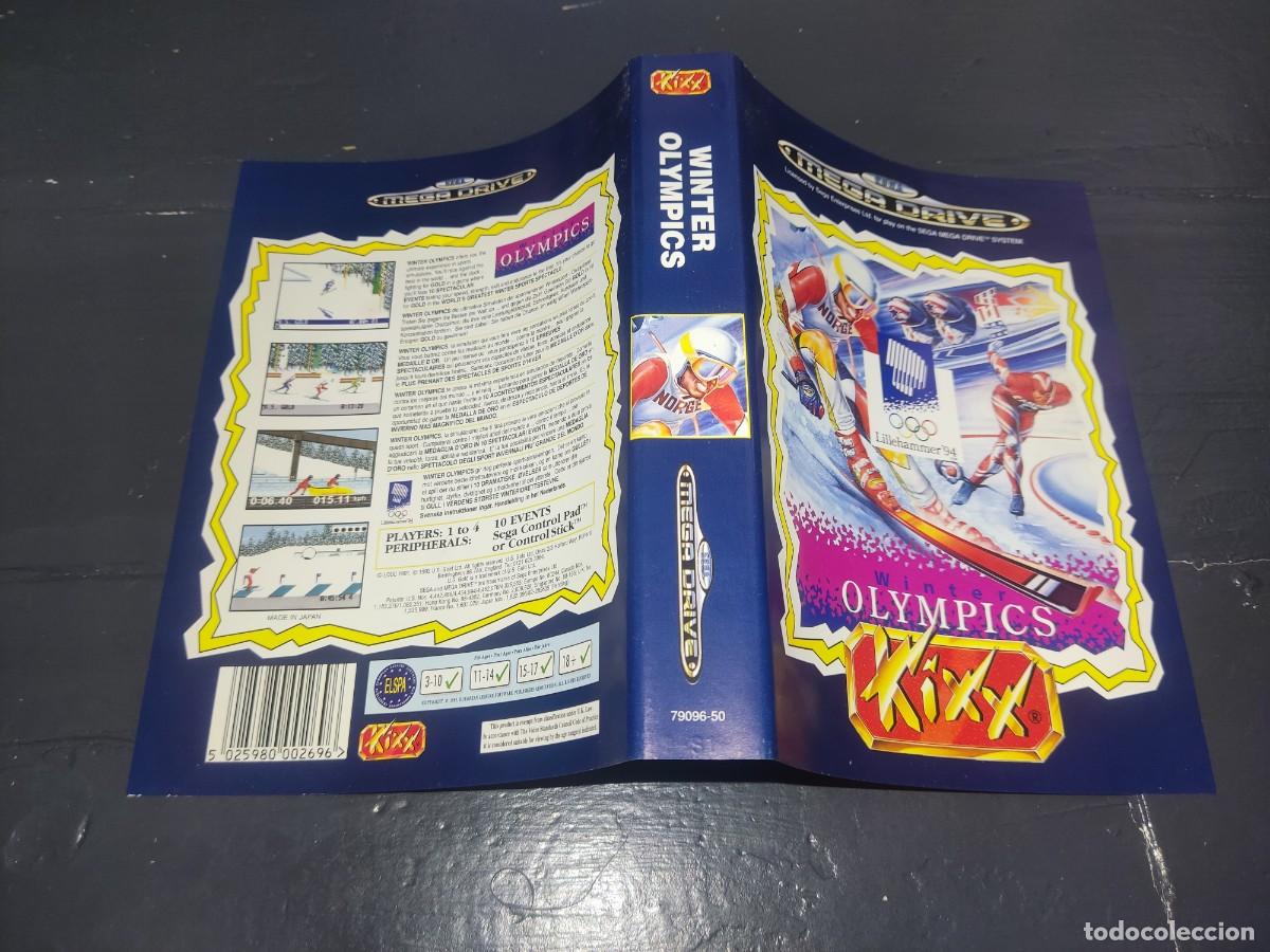 Videojuegos y consolas: WINTER OLYMPICS KIXX Mega Drive PAL Completo - Foto 2