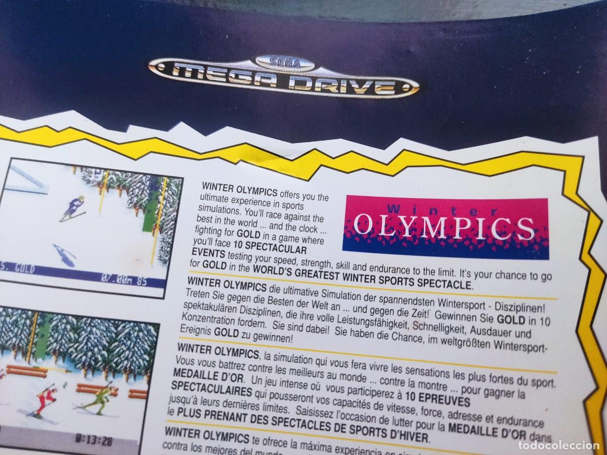 Videojuegos y consolas: WINTER OLYMPICS KIXX Mega Drive PAL Completo - Foto 4
