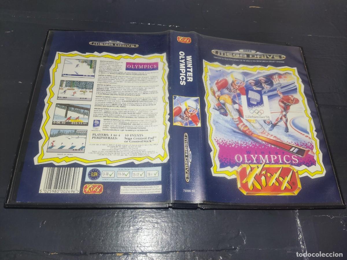 Videojuegos y consolas: WINTER OLYMPICS KIXX Mega Drive PAL Completo - Foto 5