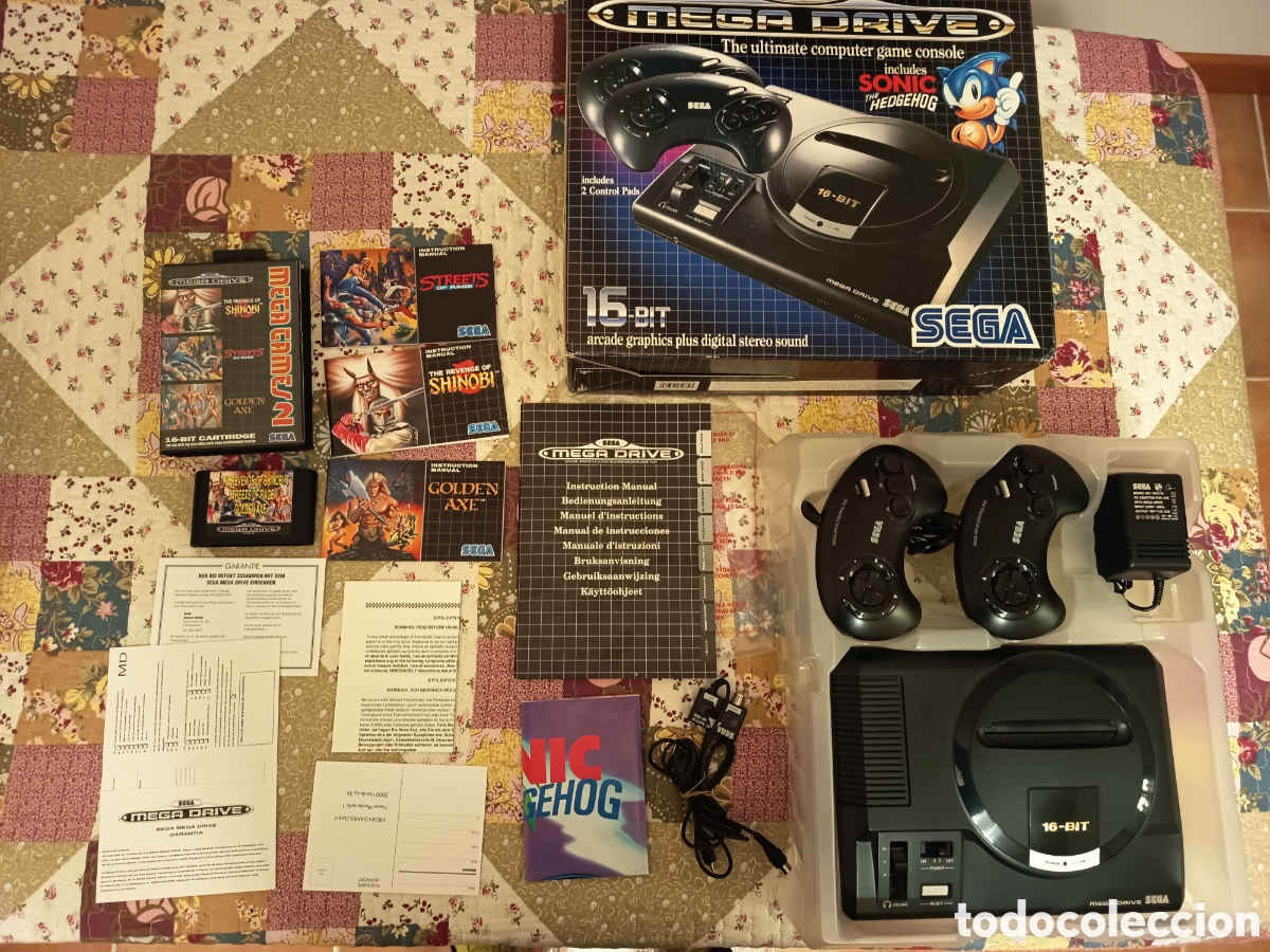 Videojuegos y consolas: Sega mega drive con mega games II