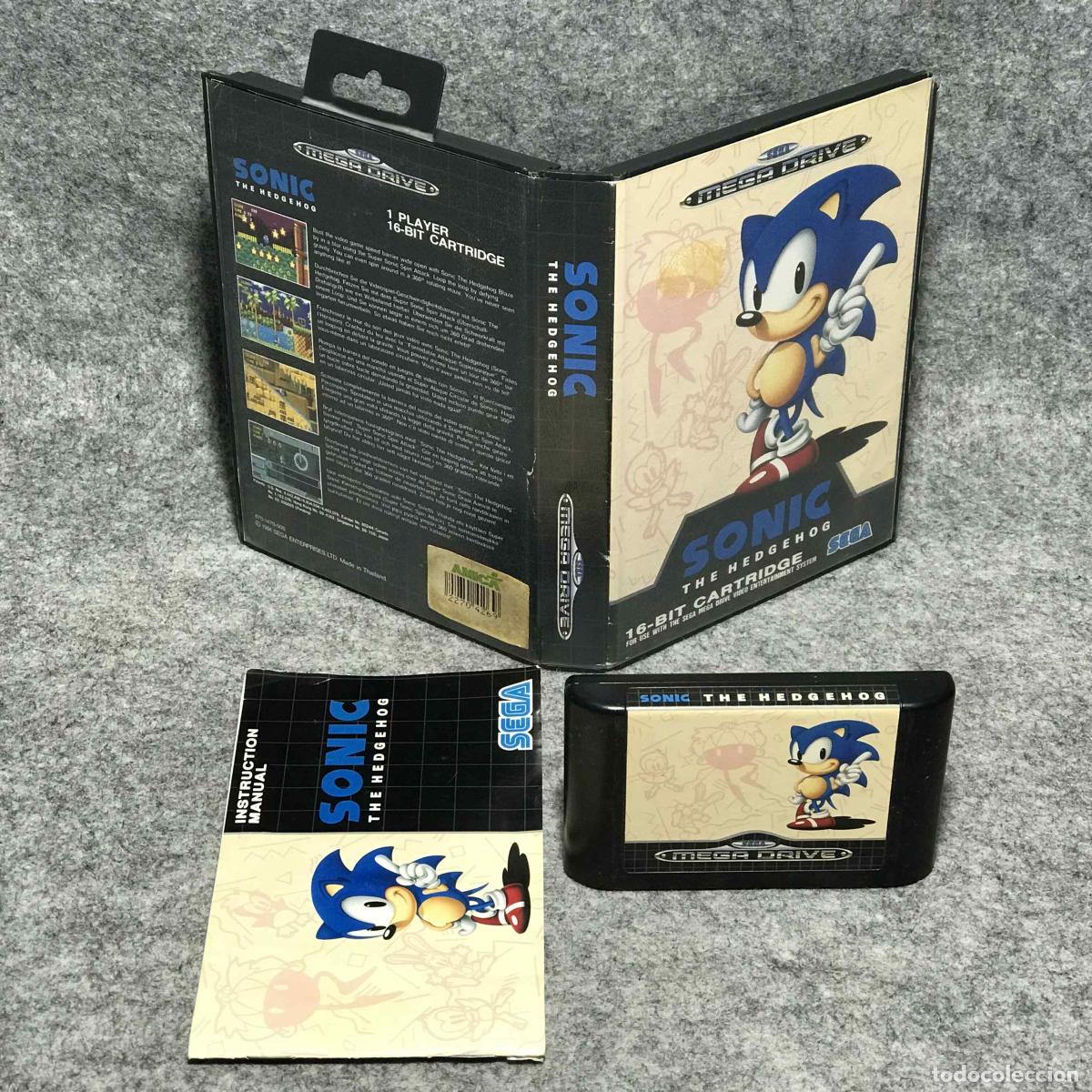 Video Games and Consoles: SONIC THE HEDGEHOG SEGA MEGA DRIVE