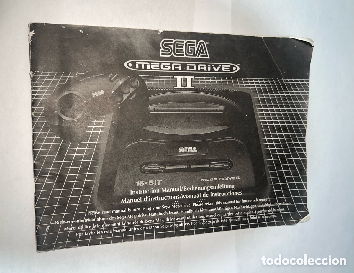 Videojuegos y consolas: Manual de instrucciones Sega Mega Drive II 2