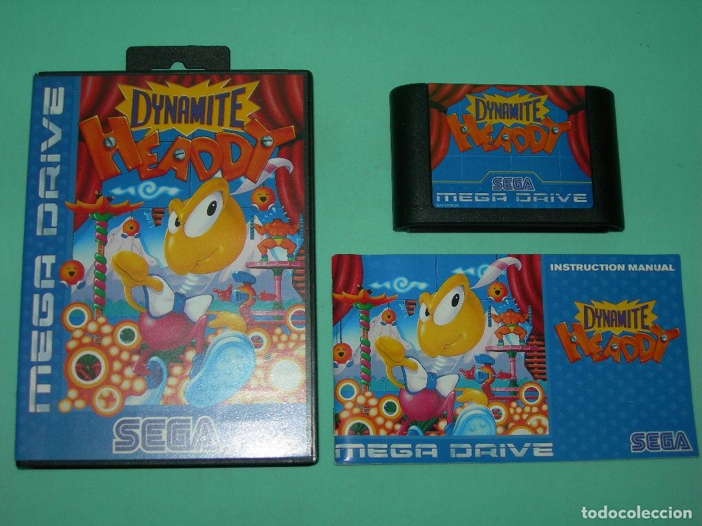 Videojuegos y consolas: JUEGO DYNAMITE HEADDY PARA CONSOLA SEGA MEGA DRIVE CON SU CAJA E INSTRUCCIONES - MEGADRIVE -