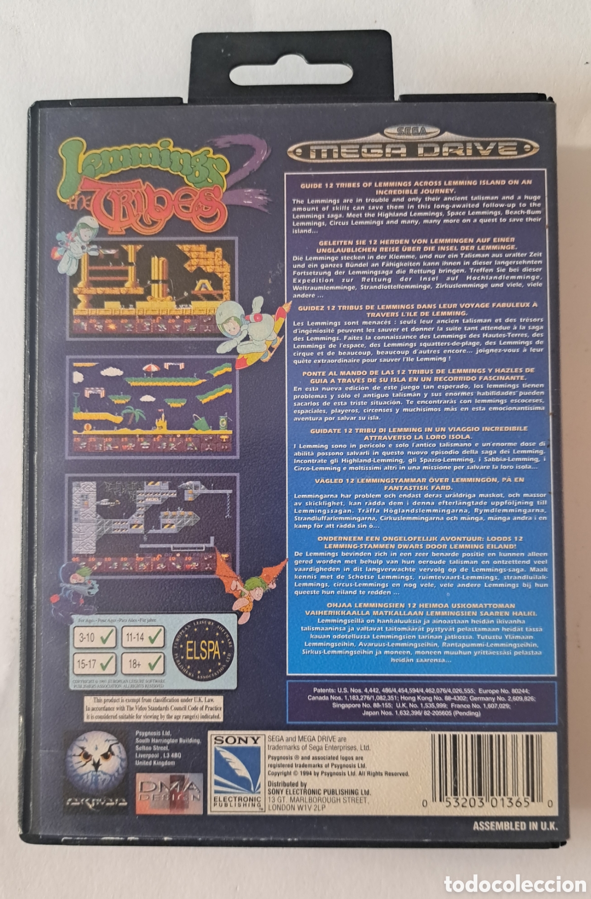 Videojuegos y consolas: Lemmings: The Tribes (Megadrive) Pal - Foto 9