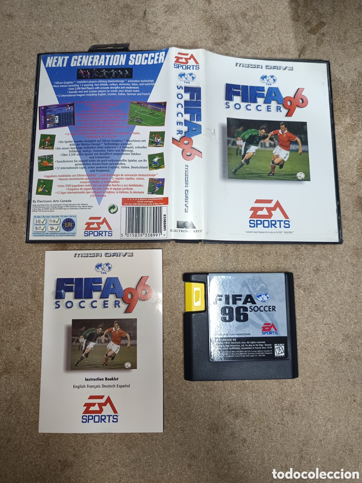 Videojuegos y consolas: SEGA MEGADRIVE FIFA 96 PAL ESP COMPKETO