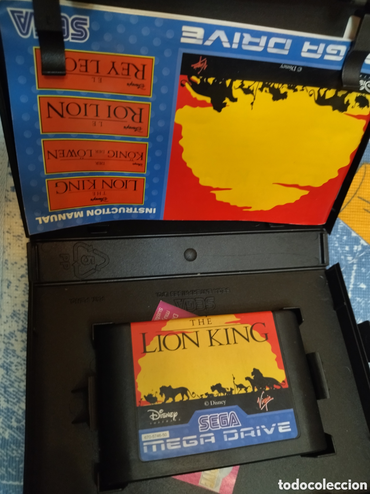 Videojuegos y consolas: Videojuego Sega Megadrive. El rey le&oacute;n. - Foto 2
