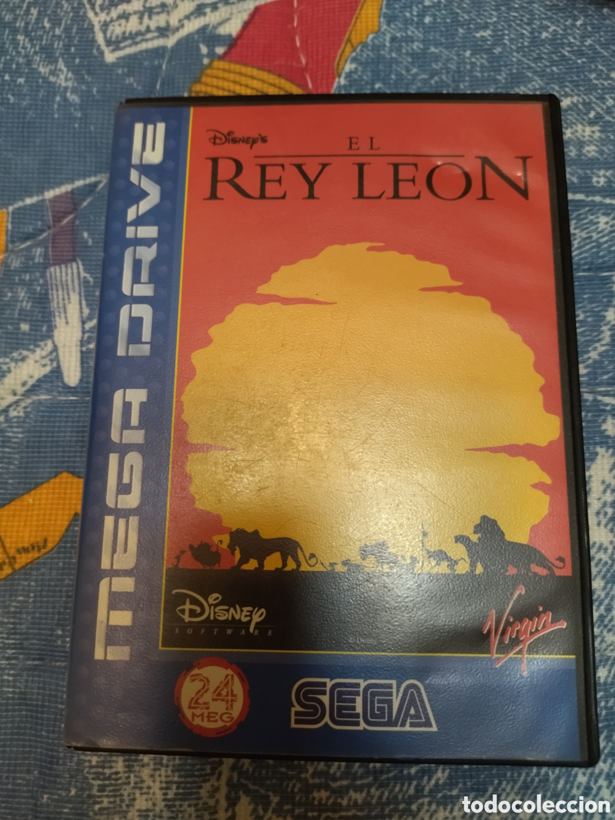 Videojuegos y consolas: Videojuego Sega Megadrive. El rey le&oacute;n.