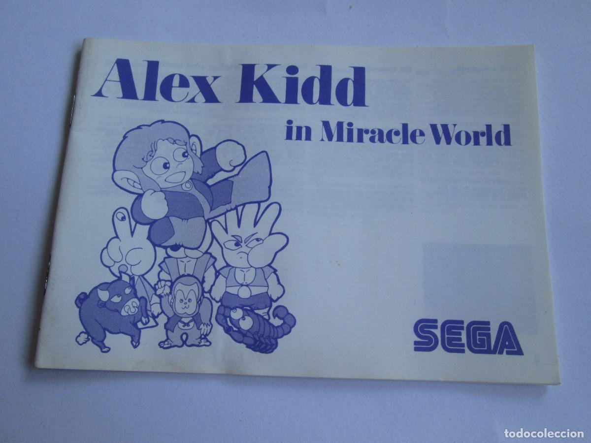 Videojuegos y consolas: INSTRUCCIONES JUEGO SEGA - ALEX KIDD IN MIRACLE WORLD