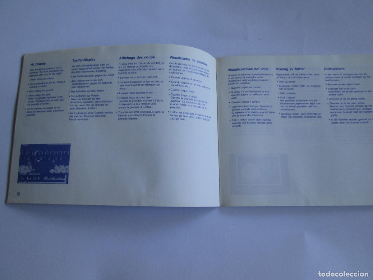 Videojuegos y consolas: INSTRUCCIONES JUEGO SEGA - OPERATION WOLF - Foto 2