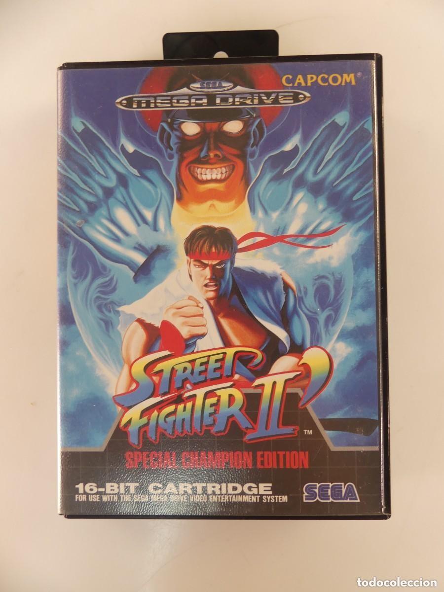 Video Games and Consoles: JUEGO DE SEGA MEGA DRIVE &ndash; STREET FIGHTER CON CAJA