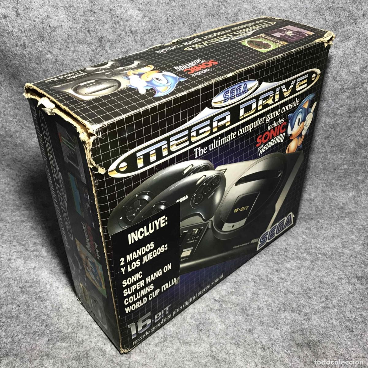 Videojuegos y consolas: MEGA DRIVE CON CAJA + 2 MANDOS + SONIC + MEGA GAMES - Foto 9