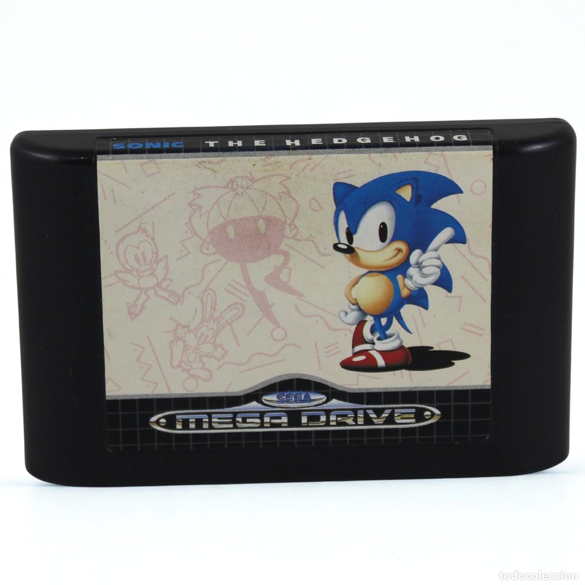 Videojuegos y consolas: Sonic The Hedgehog Sega Mega Drive PAL Original Cartucho Videojuego Retro