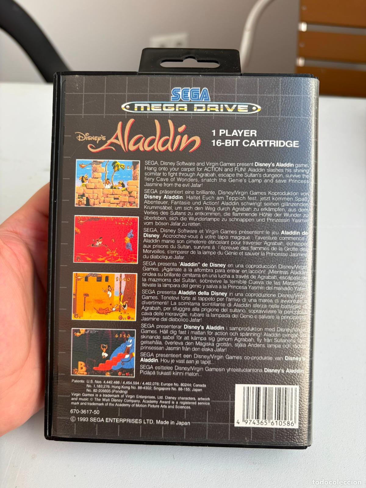Videojuegos y consolas: Aladdin - Sega megadrive MD mega drive pal Completo - Foto 6