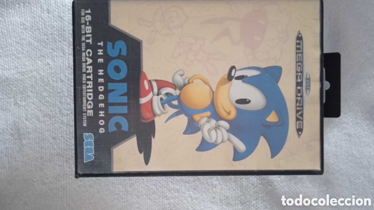 Videojuegos y consolas: SONIC THE HEDGEHOG &ndash; SEGA MEGA DRIVE &ndash; 16-BIT CARTRIDGE &ndash; VIDEOJUEGO RETRO CL&Aacute;SICO