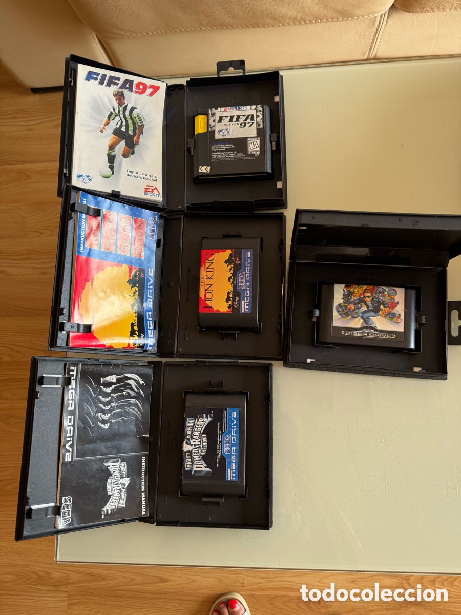 Videojuegos y consolas: Lote de 4 videojuegos originales para la consola Sega Mega Drive de 16 bits.