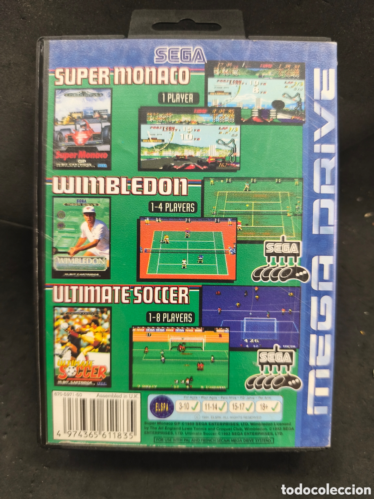 Videojuegos y consolas: Mega drive Sega sports 1 - Foto 2