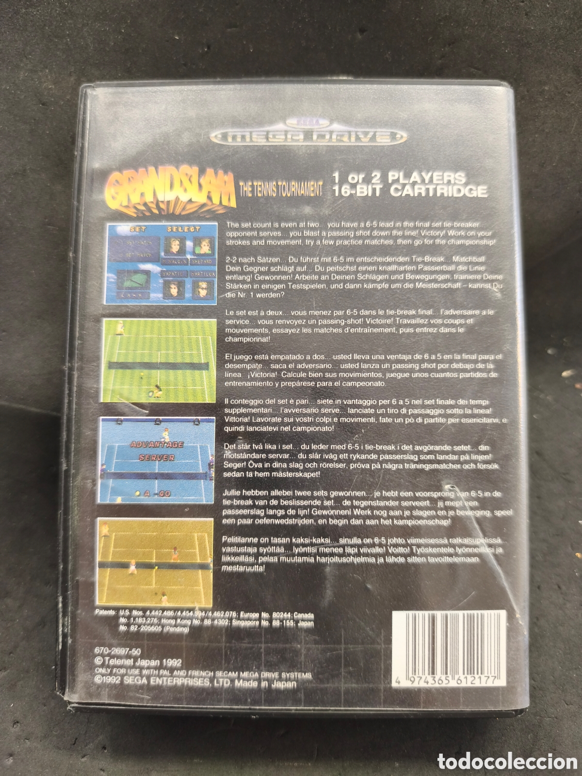 Videojuegos y consolas: Juego Megadrive Grandslam - Foto 2
