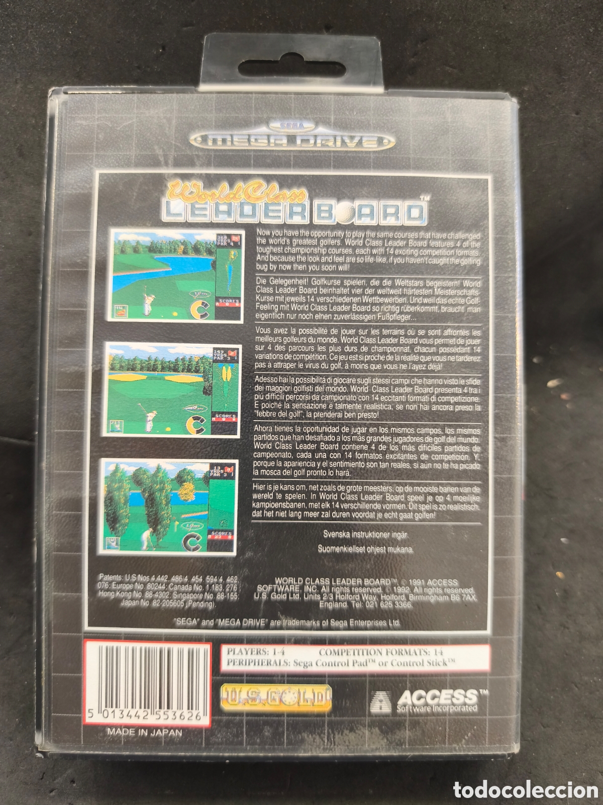Videojuegos y consolas: Mega drive leard board World class, sin manual - Foto 2