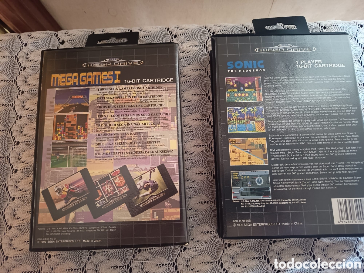 Videojuegos y consolas: 2 videojuegos Sega Mega Drive - Foto 2