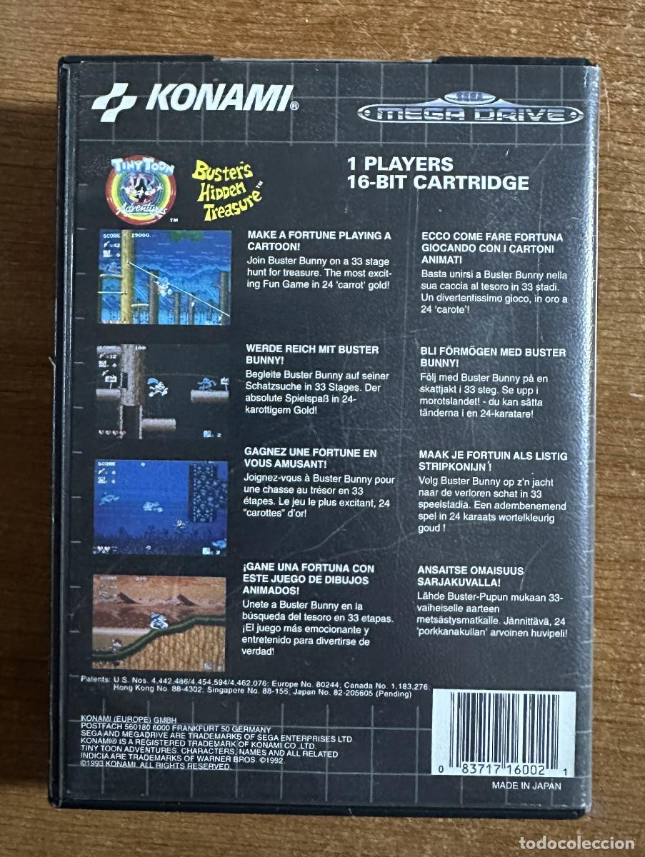 Videojuegos y consolas: Tiny Toon Adventures Busters Hidden Treasure Mega - Foto 3