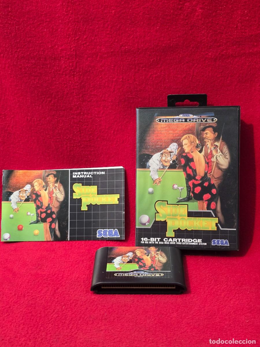 Videojuegos y consolas: JUEGO SEGA MEGA DRIVE: SIDE POCKET - Foto 1