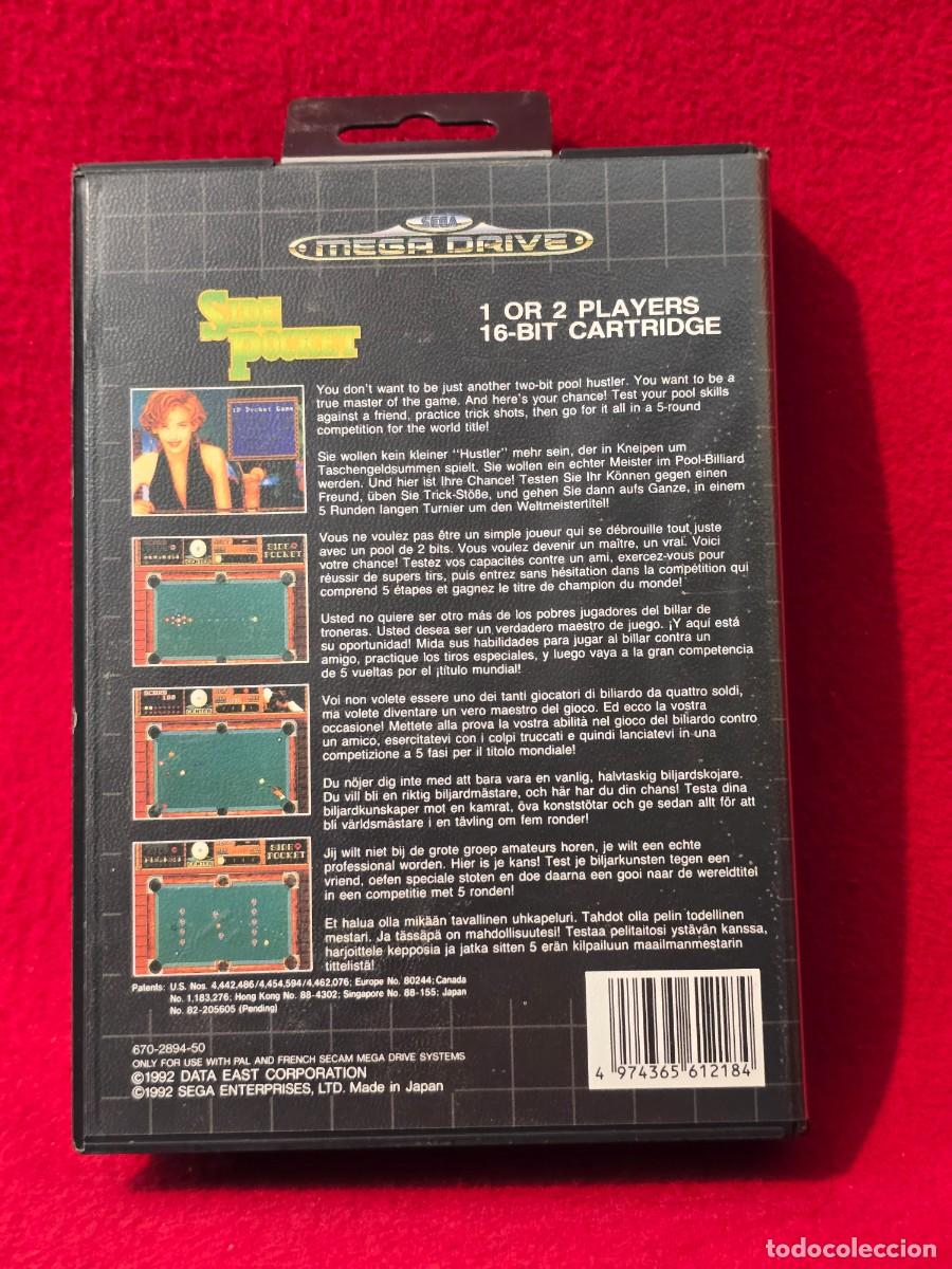 Videojuegos y consolas: JUEGO SEGA MEGA DRIVE: SIDE POCKET - Foto 5
