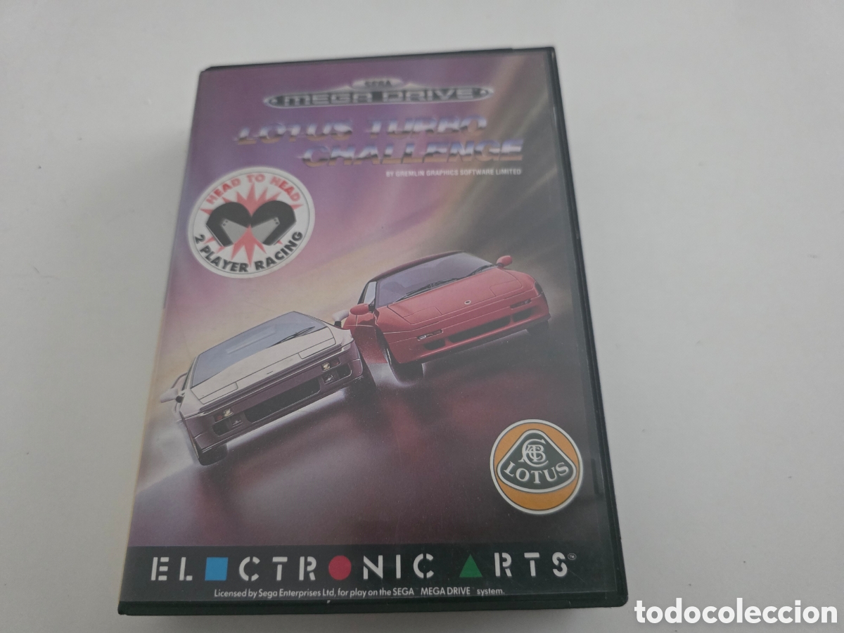 Videojuegos y consolas: lotus turbo challenge sega mega drive completo