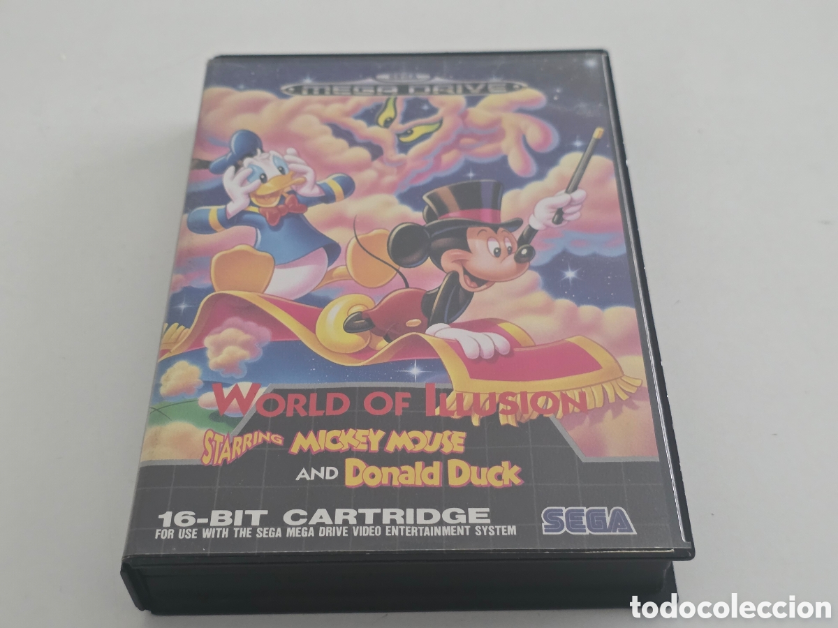 Videojuegos y consolas: world of illusion mickey y donald sega mega drive completo