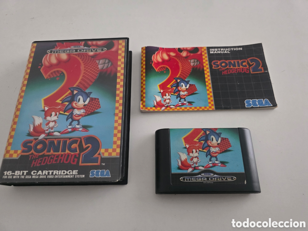 Videojuegos y consolas: sonic the hedgehog 2 sega mega drive completo - Foto 4