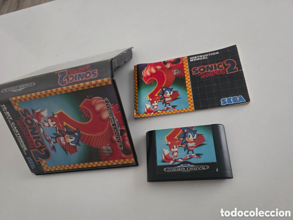 Videojuegos y consolas: sonic the hedgehog 2 sega mega drive completo - Foto 5