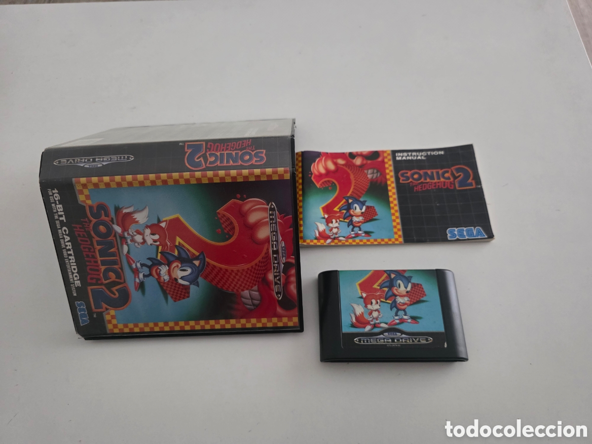 Videojuegos y consolas: sonic the hedgehog 2 sega mega drive completo - Foto 8