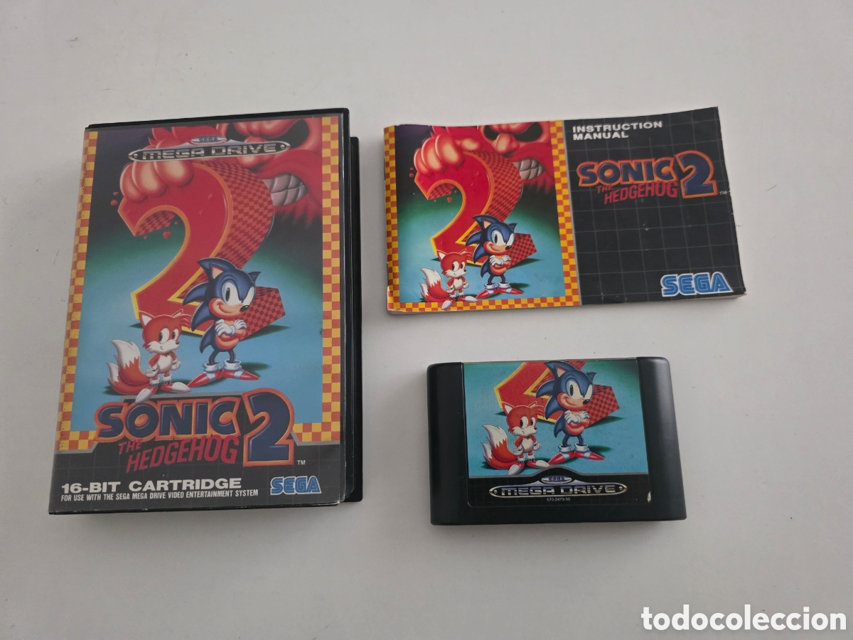 Videojuegos y consolas: sonic the hedgehog 2 sega mega drive completo - Foto 9