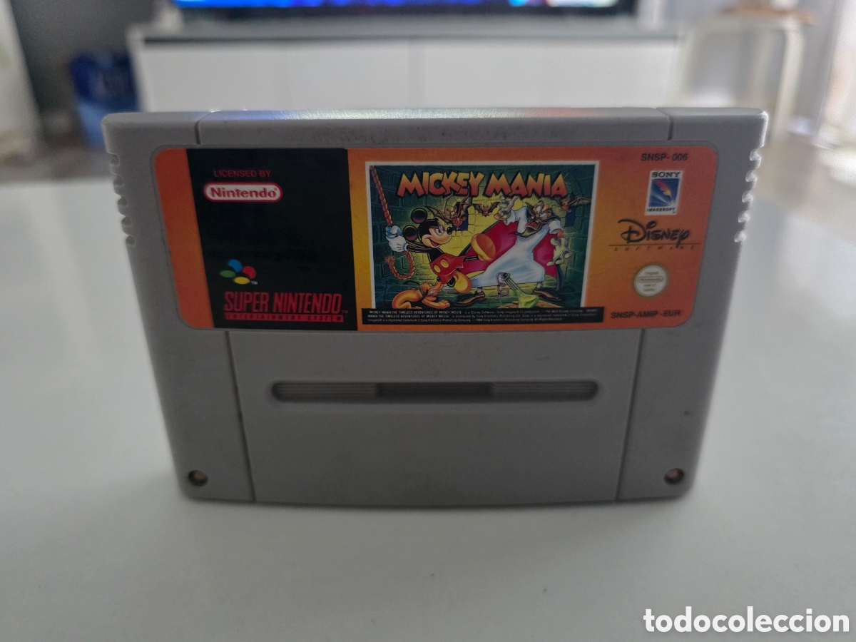Videojuegos y consolas: juego mickey mania para super nintendo snes. versi&oacute;n pal eur. referencia snsp-amip-eur. juego origi