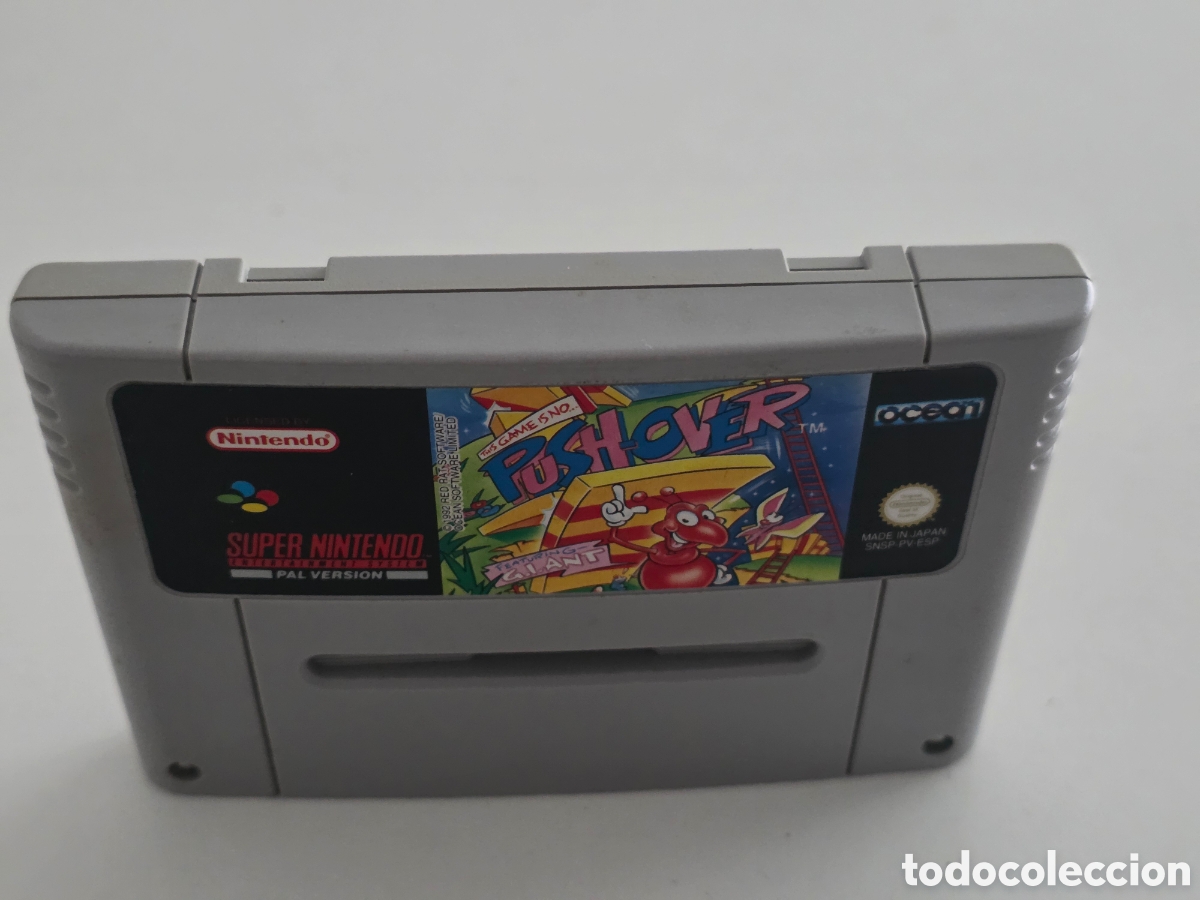 Videojuegos y consolas: push-over super nintendo snes pal espa&ntilde;a - Foto 2