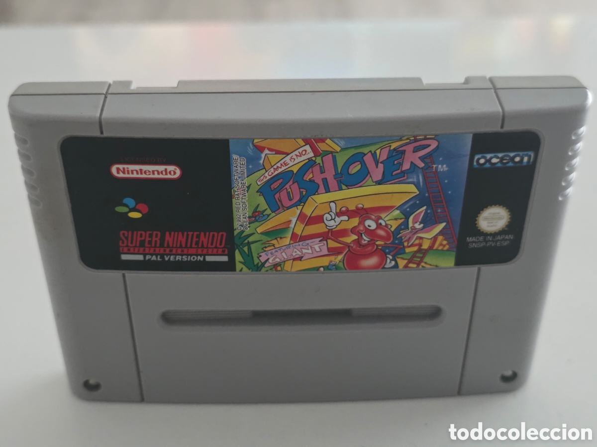 Videojuegos y consolas: push-over super nintendo snes pal espa&ntilde;a - Foto 4