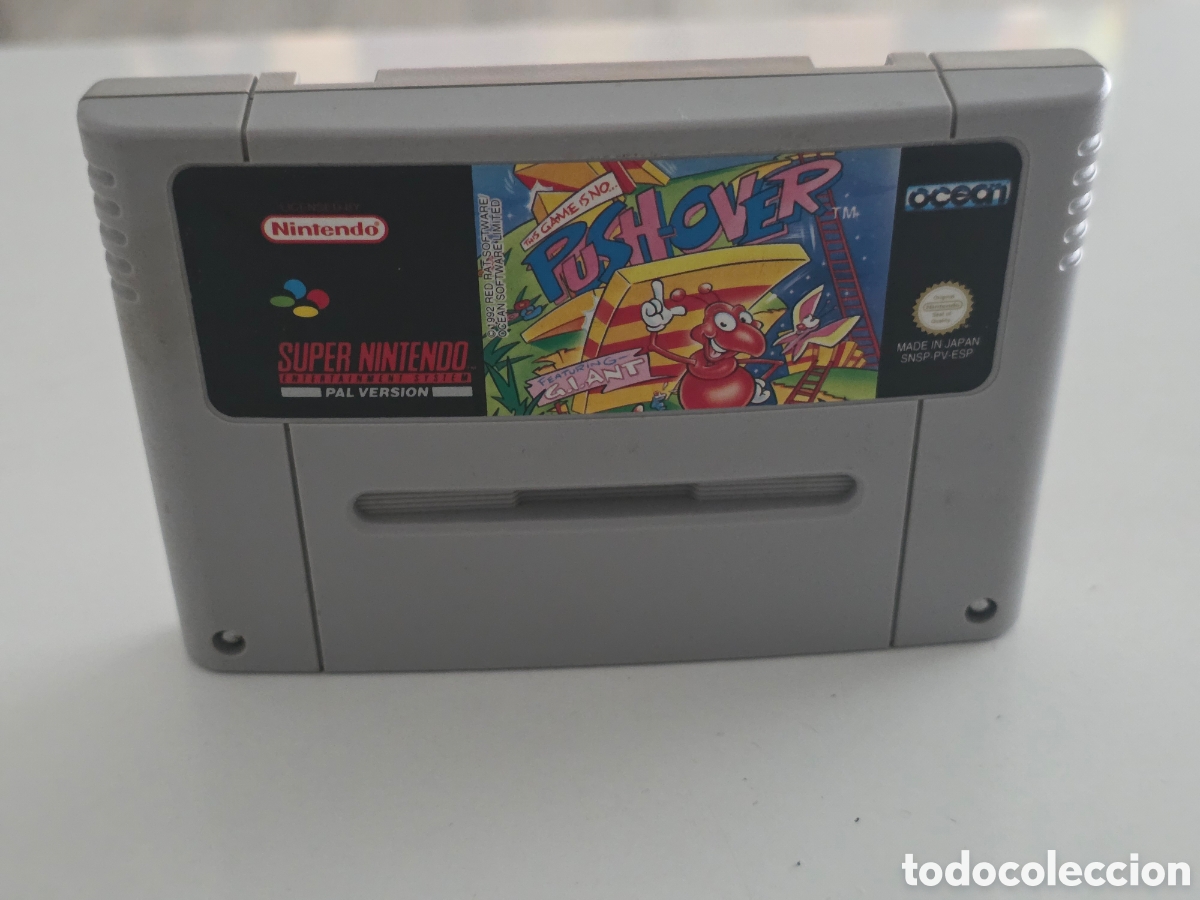 Videojuegos y consolas: push-over super nintendo snes pal espa&ntilde;a
