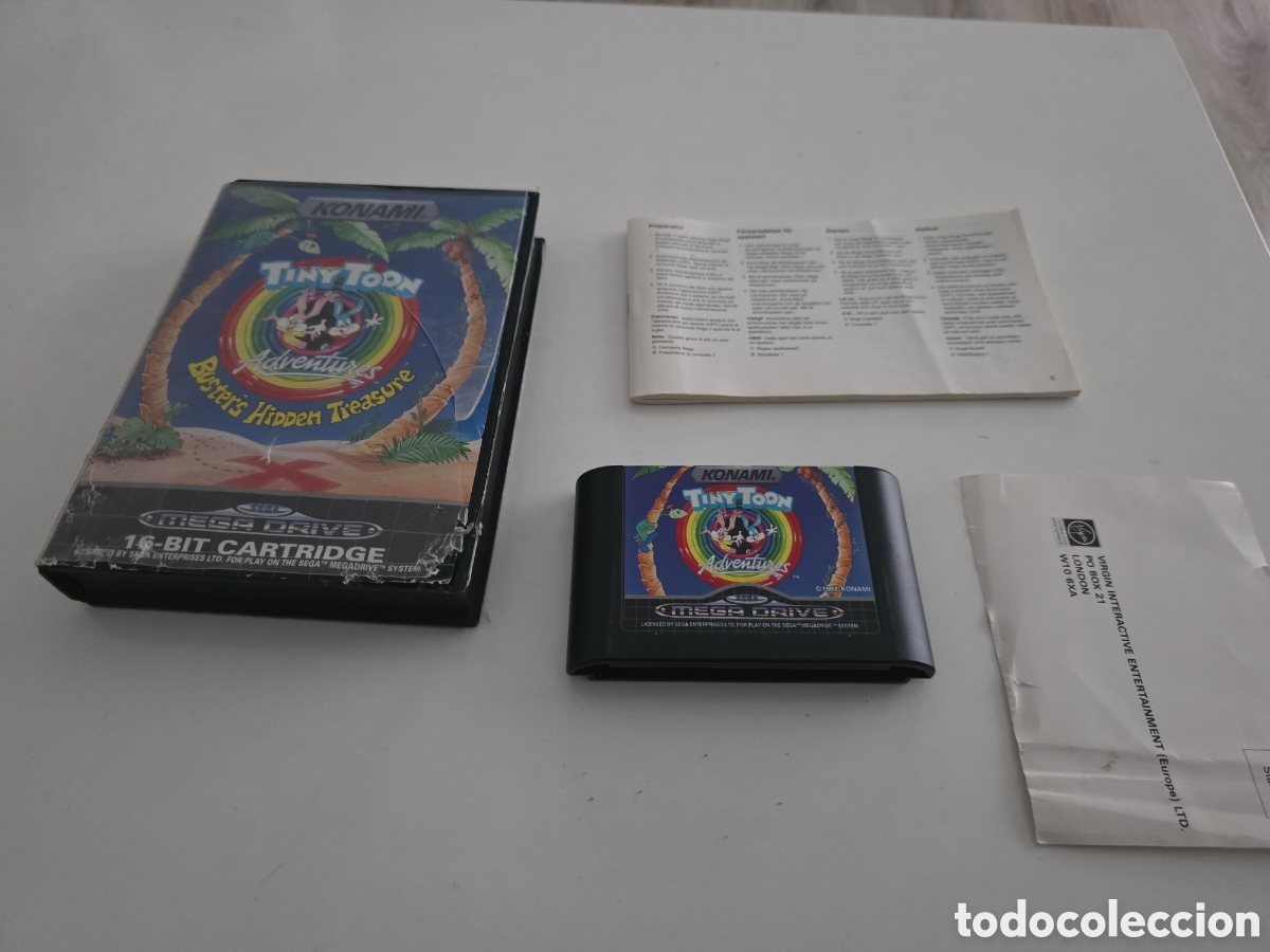Videojuegos y consolas: tiny toon adventures busters hidden treasure mega drive - Foto 2
